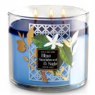 Bath & Body Works Blue Sandalwood & Sage Three Wick 14.5 Ounces Scented Candle