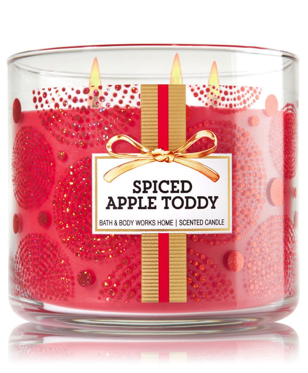 Bath & Body Works Spiced Apple Toddy Three Wick 14.5 Ounces Scented Candle