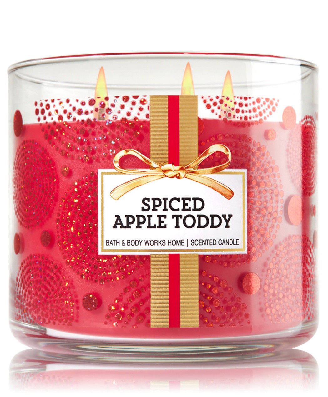 Bath & Body Works Spiced Apple Toddy Three Wick 14.5 Ounces Scented Candle