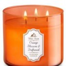 Bath & Body Works Orange Blossom & Driftwood 3 Wick 14.5 Ounces Scented Candle