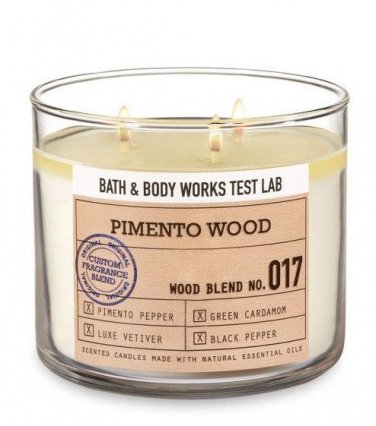 Bath & Body Works Test Lab Blend No.017 Pimento Wood 14.5 Ounces Candle