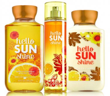Bath & Body Works Hello Sunshine Trio Gift Set