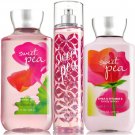 Bath & Body Works Sweet Pea Trio Gift Set