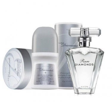 Avon Rare Diamonds Classic For Her Four Piece Gift Set