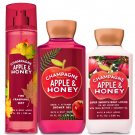 Bath & Body Works Champagne Apple & Honey Trio Gift Set