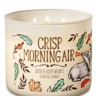 Bath & Body Works Crisp Morning Air Three Wick 14.5 Ounces Scented Candle