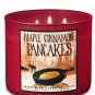 Bath & Body Works Maple Cinnamon Pancakes Three Wick 14.5 Ounces Scented Candle