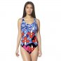 Peter Pilotto For Target Red Iris Print One-Piece Swimsuit - Size Large