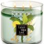 Bath & Body Works Lemon Mint Leaf Three Wick 14.5 Ounces Scented Candle