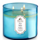 White Barn Pure White Cotton Three Wick 14.5 Ounces Scented Candle