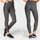 Victoria’s Secret Black/White Anytime Mesh Side Panel Legging Size - Extra Large