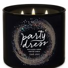 Bath & Body Works Party Dress Three Wick 14.5 Ounces Scented Candle