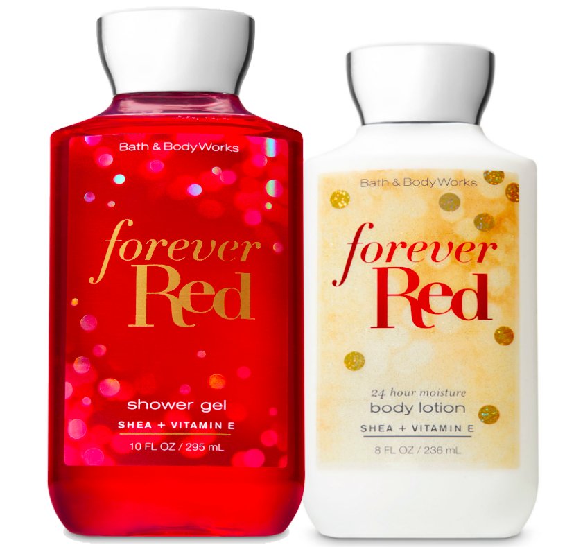 Bath & Body Works Forever Red Body Lotion + Shower Gel Duo Set