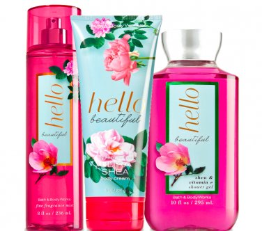 Bath & Body Works Hello Beautiful Trilogy Set