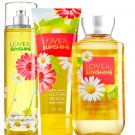 Bath & Body Works Love & Sunshine Trilogy Set