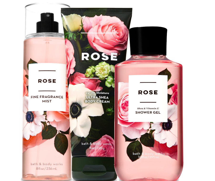 Bath & Body Works Rose Trilogy Set