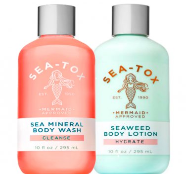 Bath & Body Works Sea-Tox Seaweed Body Lotion + Sea Mineral Body Wash Duo Set