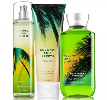 Bath & Body Works Coconut Lime Breeze Trilogy Set