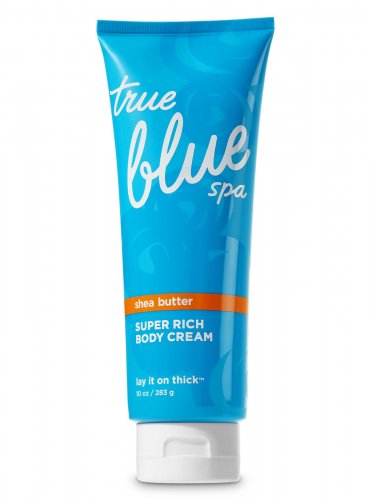 Bath & Body Works True Blue Spa Lay It On Thick 10.0 Ounces Body Cream