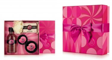 The Body Shop British Rose Festive Five Piece Gift Set