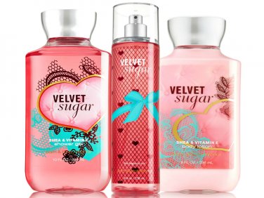 Bath & Body Works Velvet Sugar Trio Gift Set