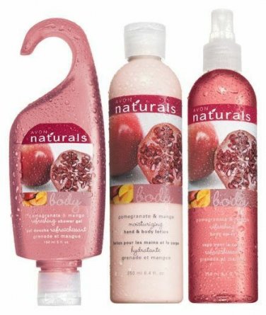 Avon Naturals Pomegranate & Mango Trinity Gift Set