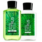 Bath & Body Works White Citrus Body Lotion + 2 - in - 1 - Hair + Body Wash Set