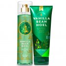 Bath & Body Works Vanilla Bean Noel Body Cream + Fine Fragrance Mist Duo