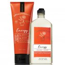 Bath & Body Works Aromatherapy Orange & Ginger Body Cream + Body Wash Set