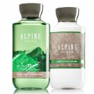 Bath & Body Works Alpine Suede Body Lotion + 2 -in- 1 - Hair + Body Wash Duo Set