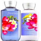 Bath & Body Works Freesia Body Lotion + Shower Gel Duo Set