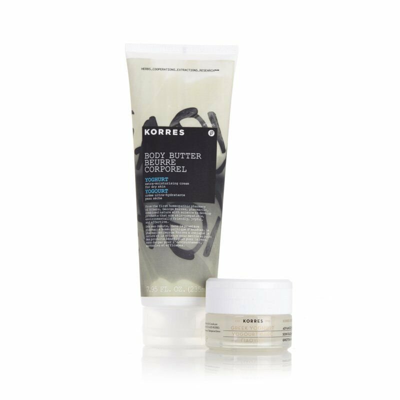 Korres Yoghurt Body Butter + Greek Yoghurt Brightening Sleeping Facial