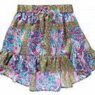 Juicy Couture Girls’ Bohemian Floral High - Low Skirt Size - Extra Large