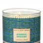 Bath & Body Works Mineral Springs Three Wick 14.5 Ounces Scented Candle