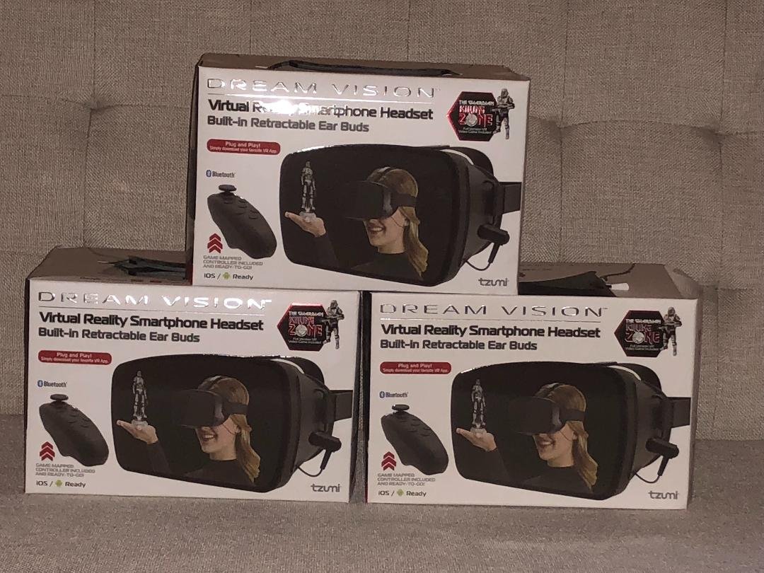 Dream Vision Virtual Reality Smartphone Headset by Tzumi