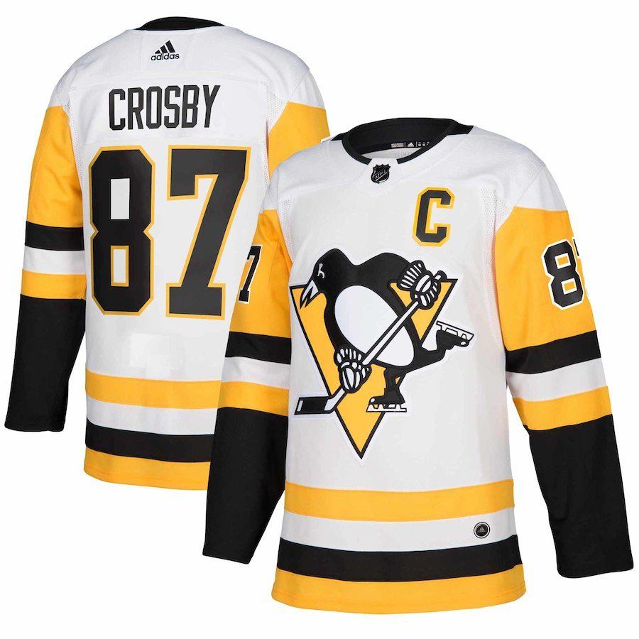 Pittsburgh Penguins 87 Sidney Crosby adidas White Player Jersey