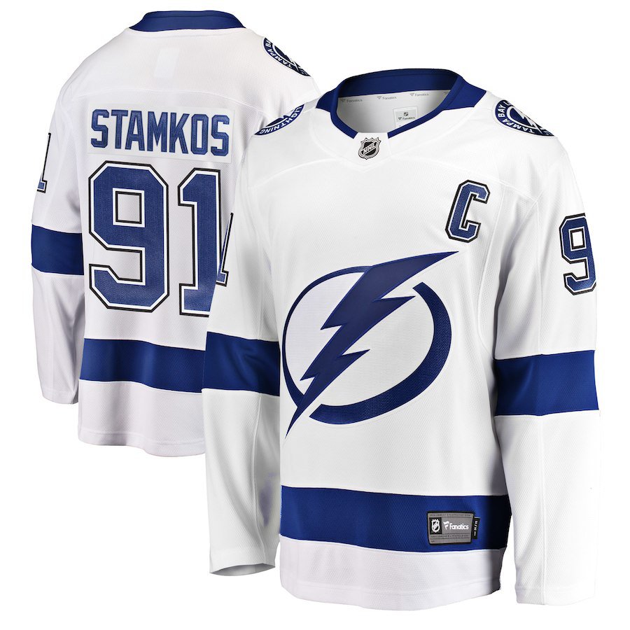 Tampa Bay Lightning #91 Steven Stamkos Fanatics Branded White Breakaway ...