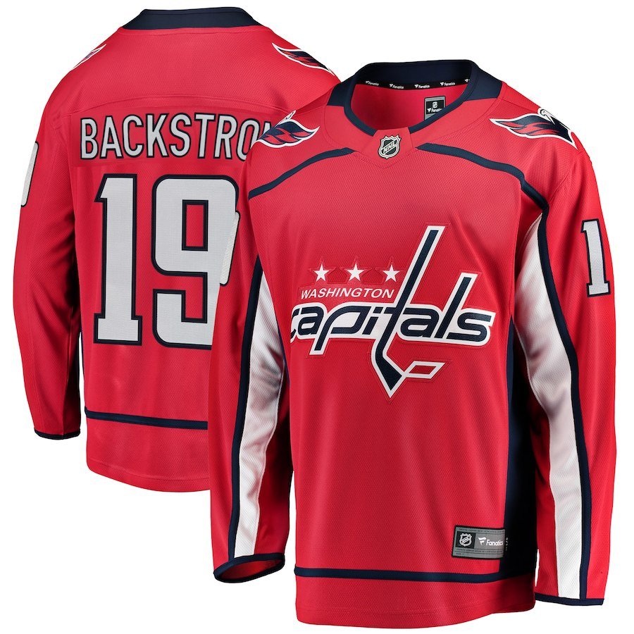 Washington Capitals 19 Nicklas Backstrom Fanatics Branded Red