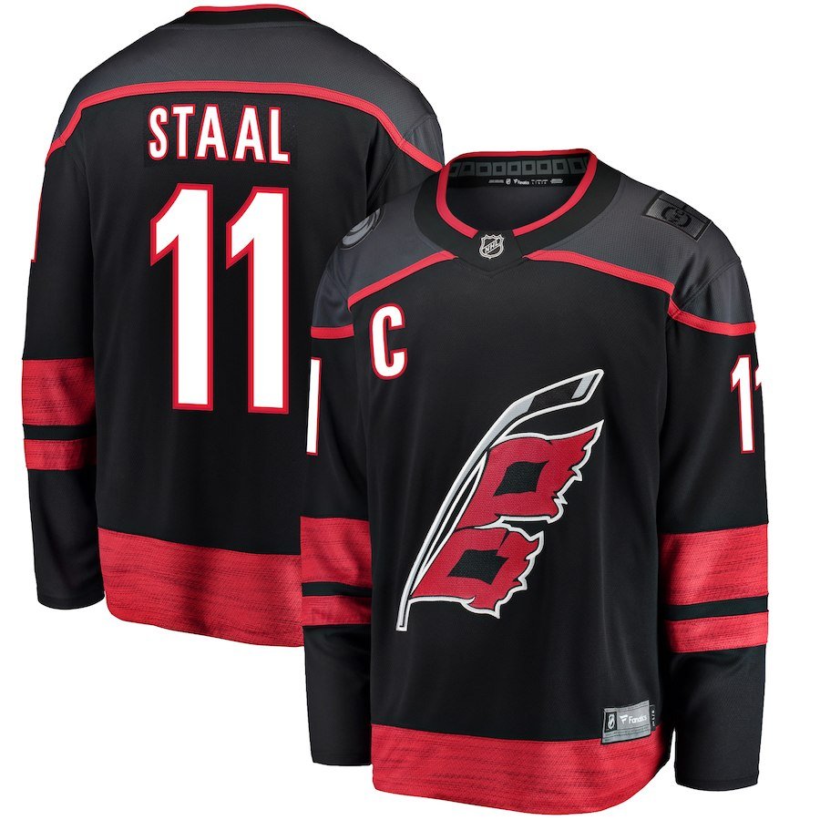 Carolina Hurricanes #11 Jordan Staal Fanatics Branded Black Jersey