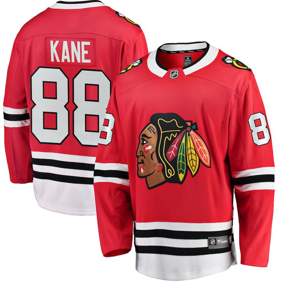 Chicago Blackhawks #88 Patrick Kane Fanatics Branded Red Breakaway ...