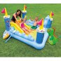 Play Fantasy Castle Inflatable Center Intex Pool Kids Water Swimming 73 X42 X60