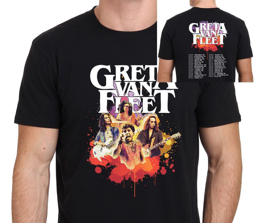 HOT NEW GRETA VAN FLEET TOUR DATES 2018 T-Shirts S-2XL