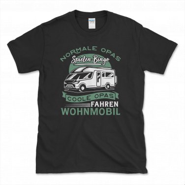 Camping & Camper T-Shirt Herren Coole Opas fahren Wohnmobil 
