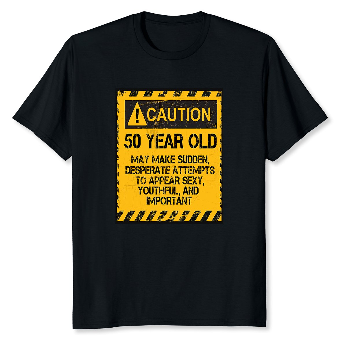 Caution 50 Year Old 50th Birthday Gift T-Shirt S,M,L,XL,2XL