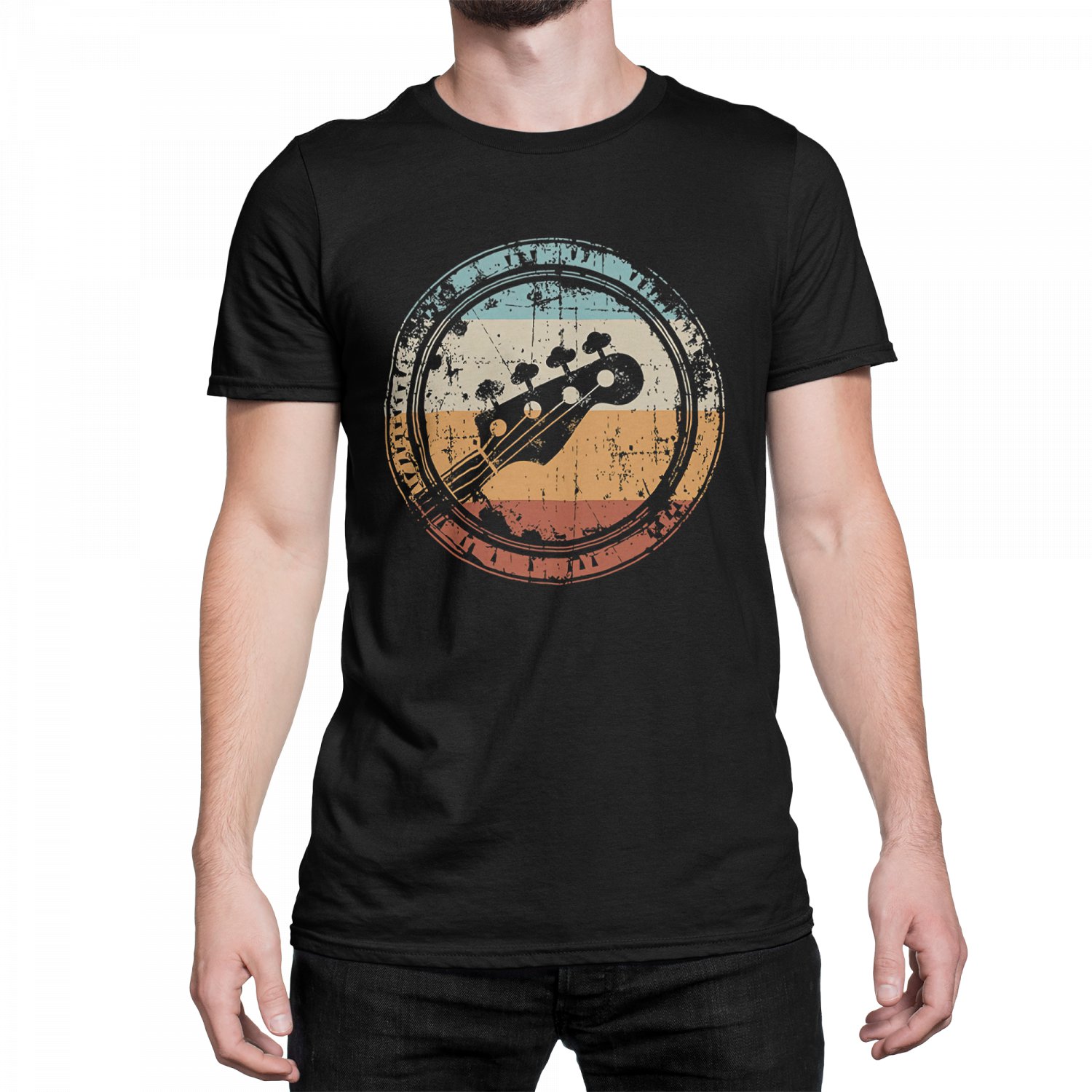 Vintage Bass Guitar For Bassist and Bass Player T-Shirt S,M,L,XL,2XL