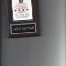 PABLO ESCOBAR WANTED POSTER PLAQUE COLOMBIAN DRUG LORD PHOTO PLAQUE DRUG CARTEL