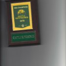 SEATTLE SUPERSONICS CHAMPS BANNER PLAQUE BASKETBALL NBA CHAMPIONS