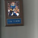 TIM TEBOW PLAQUE FLORIDA GATORS FOOTBALL NCAA