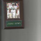 JEROME BROWN PLAQUE PHILADELPHIA EAGLES FOOTBALL NFL