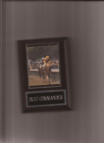 DUST COMMANDER PLAQUE HORSERACING HORSE RACING TURF
